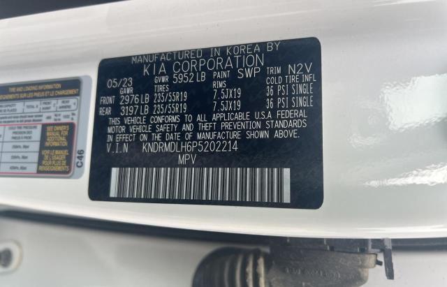 KNDRMDLH6P5202214 KIA Sorento Sx Prestige