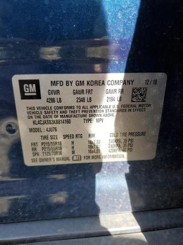 KL4CJASB3KB814160 Buick Encore Preferred