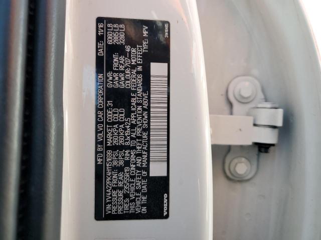 YV4A22PK4H1151699 Volvo XC90 T6