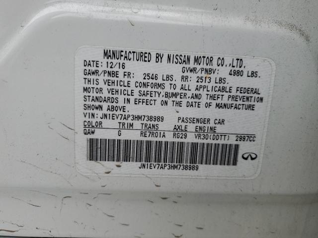 JN1EV7AP3HM738989 Infiniti Q50 Premium