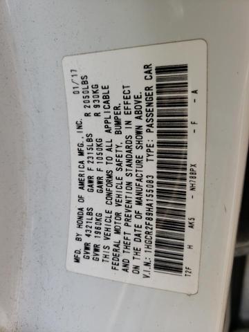 1HGCR2F89HA155083 Honda ACCORD EXL