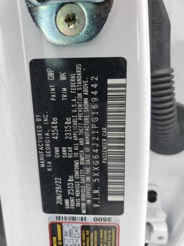 5XXG64J21PG169442 KIA K5 GT LINE