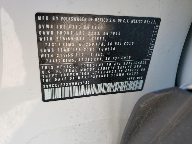 3VVCX7B23NM083932 Volkswagen TAOS S