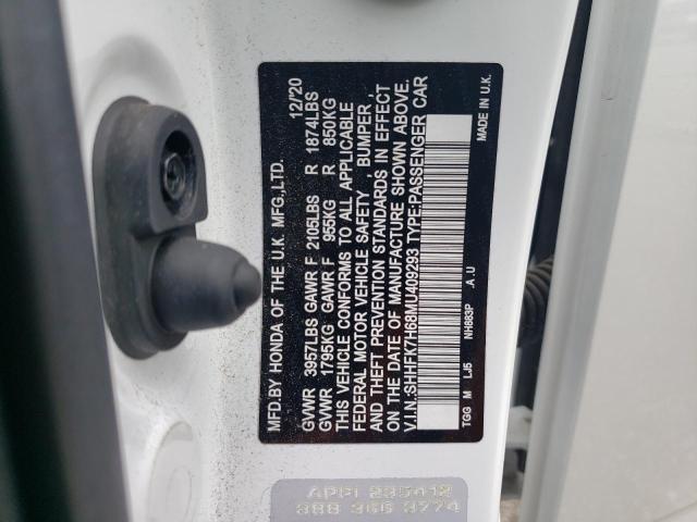 SHHFK7H68MU409293 Honda CIVIC EX