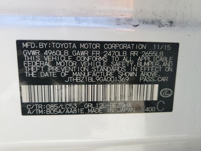 JTHBZ1BL9GA001369 Lexus Gs 350 Base