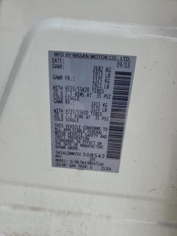 5N1AL0MM7EC508542 Infiniti QX60