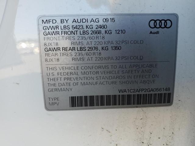 WA1C2AFP2GA056148 Audi Q5 PREMIUM