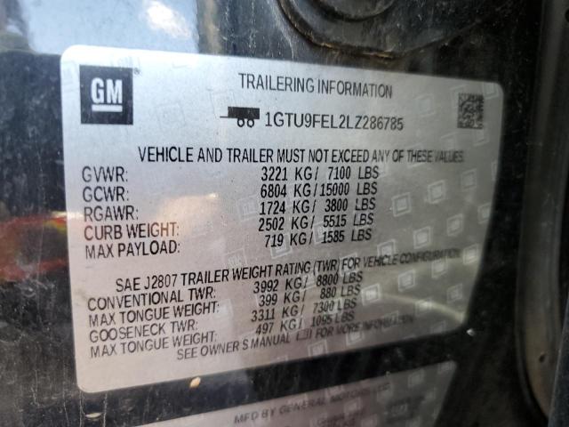 1GTU9FEL2LZ286785 GMC Sierra K1500 Denali
