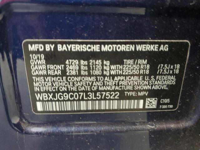 WBXJG9C07L3L57522 BMW X1 Xdrive28i