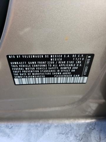 3VWD17AJ5EM248258 Volkswagen JETTA SE