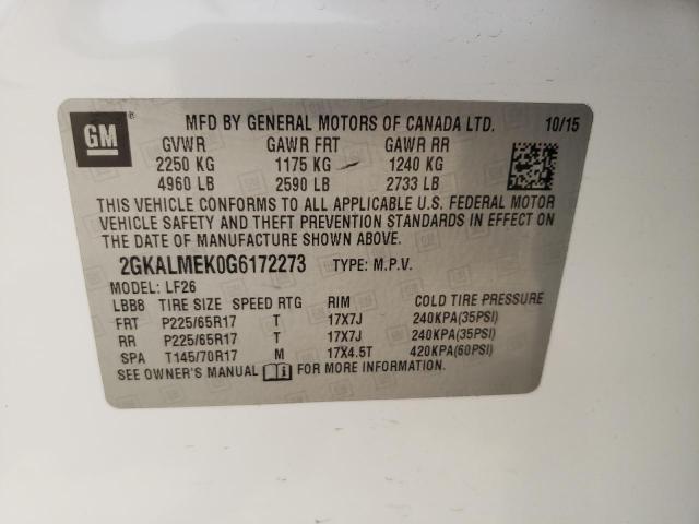 2GKALMEK0G6172273 GMC Terrain Sle