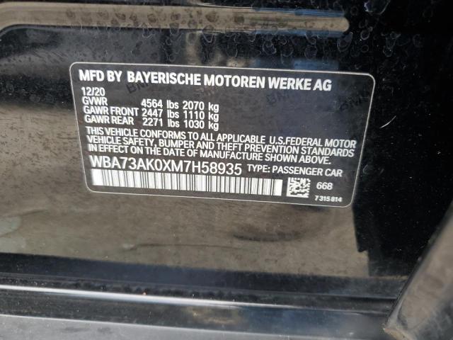 WBA73AK0XM7H58935 BMW 228XI