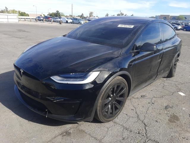 2022 Tesla Model X მანქანა იყიდება აუქციონზე, vin: 7SAXCBE62NF344018, აუქციონის ნომერი: 50703294