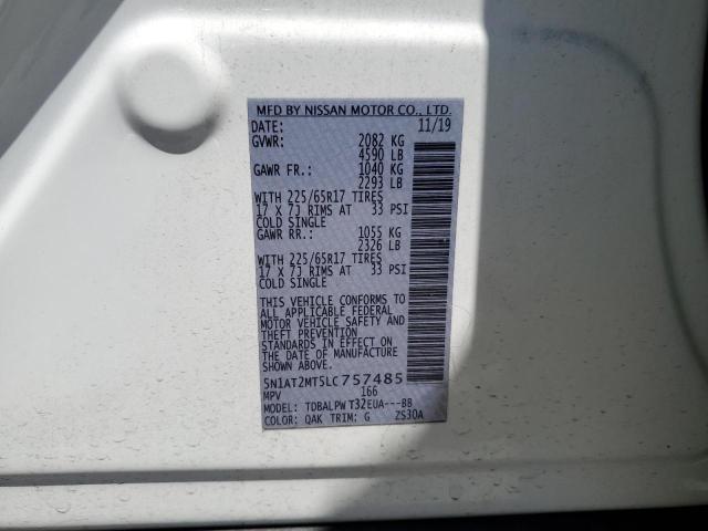 5N1AT2MT5LC757485 Nissan ROGUE S