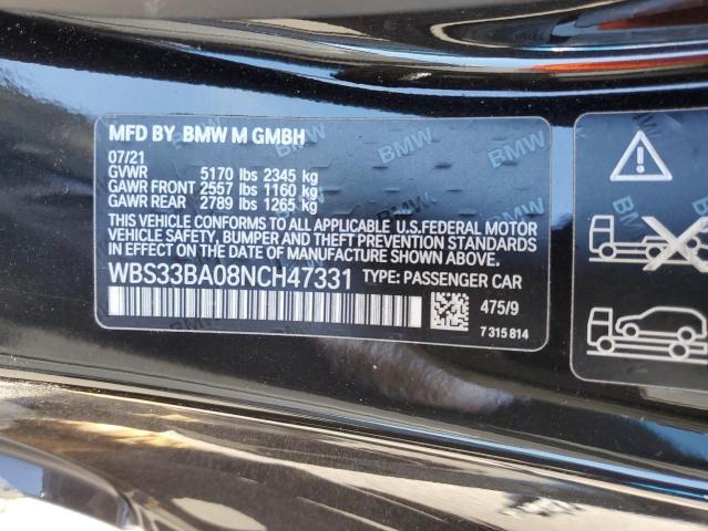 WBS33BA08NCH47331 BMW M4 Competition