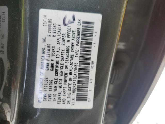 1HGCR2F72EA178465 Honda ACCORD EX