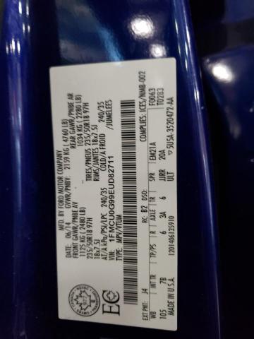 1FMCU0G99EUD82711 Ford ESCAPE SE