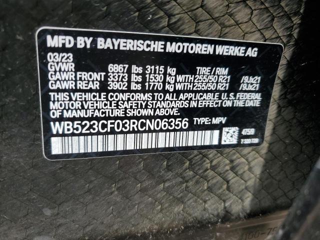 WB523CF03RCN06356 BMW Ix Xdrive50