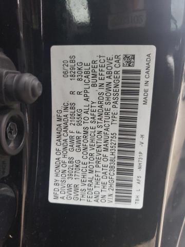 2HGFC3B38LH352755 Honda CIVIC EX