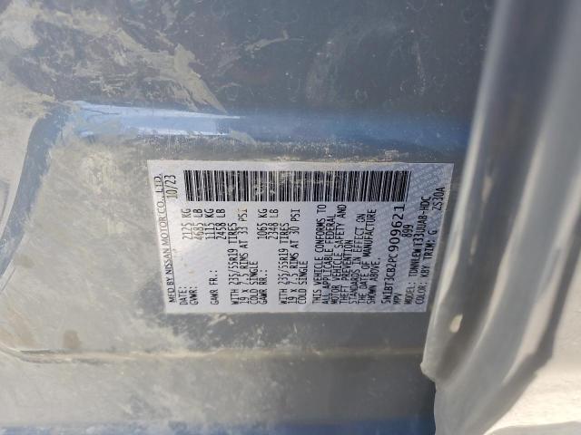 5N1BT3CB2PC909621 Nissan Rogue Sl