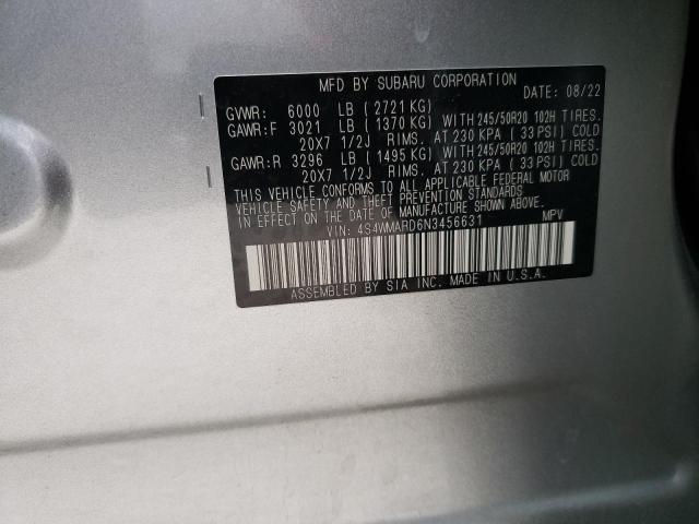 4S4WMARD6N3456631 Subaru Ascent Touring