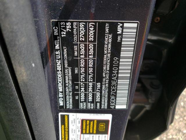 4JGDF7CE3EA340109 Mercedes-Benz Gl 450 4matic