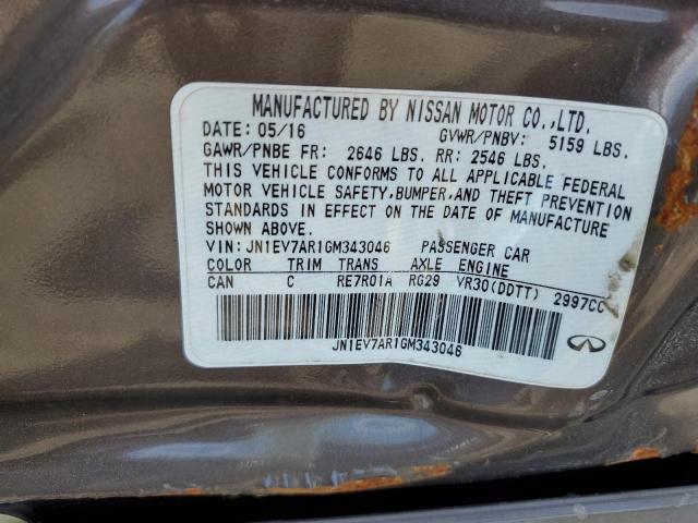 JN1EV7AR1GM343046 Infiniti Q50 Premium