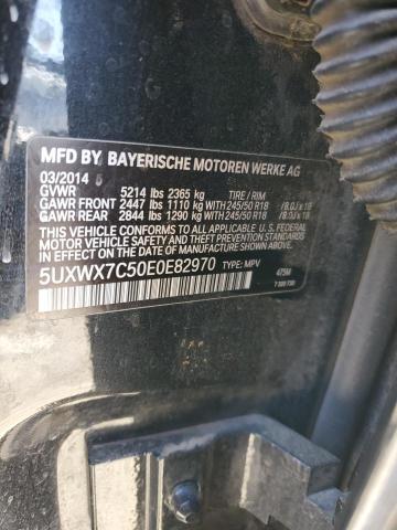5UXWX7C50E0E82970 BMW X3 Xdrive35i