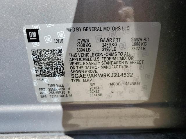5GAEVAKW9KJ214532 Buick Enclave Essence