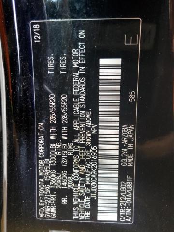JTJDZKCA9K2016905 Lexus Rx 350 L