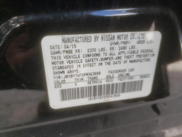 JN1BV7AP2FM343668 Infiniti Q50 BASE