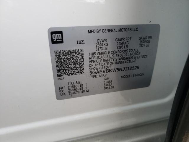 5GAEVBKW5NJ112526 Buick Enclave Premium