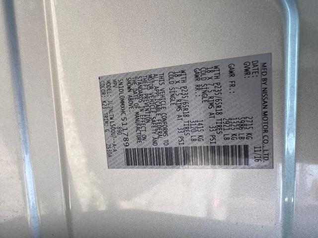 5N1DL0MMXHC511789 Infiniti QX60