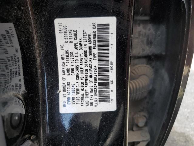 1HGCR2F39HA272554 Honda ACCORD LX
