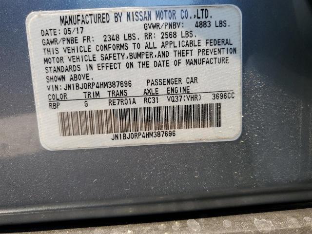 JN1BJ0RP4HM387696 Infiniti QX50