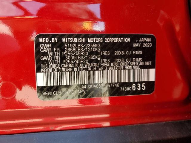 JA4J3UA86PZ057746 Mitsubishi Outlander Se