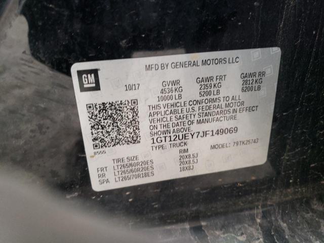1GT12UEY7JF149069 GMC Sierra K2500 Denali