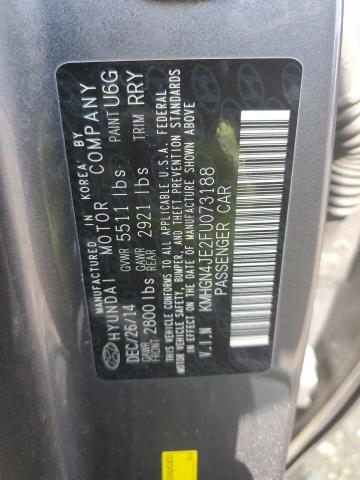 KMHGN4JE2FU073188 Hyundai Genesis 3.8l
