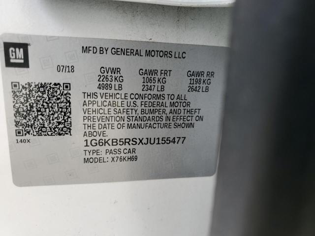 1G6KB5RSXJU155477 Cadillac CT6