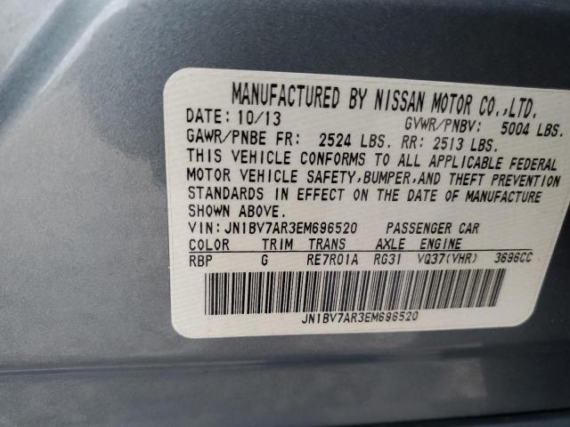 JN1BV7AR3EM696520 Infiniti Q50 BASE