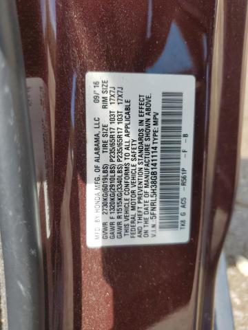 5FNRL5H38GB141114 Honda ODYSSEY SE