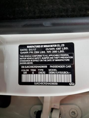 SJKCH5CR2HA036059 Infiniti QX30 BASE