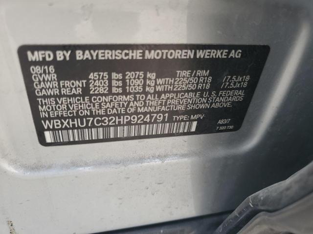 WBXHU7C32HP924791 BMW X1 Sdrive28i