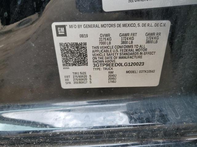 3GTP9EED0LG120023 GMC Sierra K1500 At4