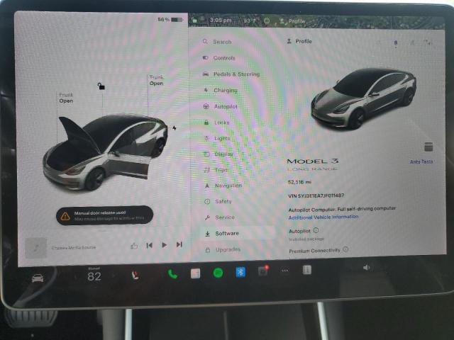 5YJ3E1EA7JF011487 Tesla MODEL 3