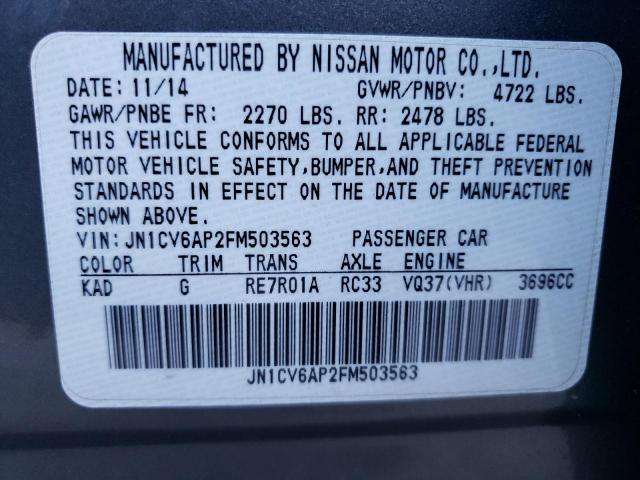 JN1CV6AP2FM503563 Infiniti Q40