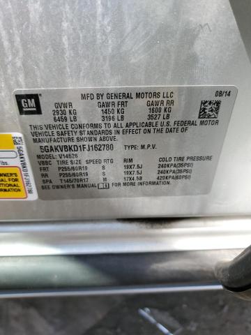 5GAKVBKD1FJ162780 Buick Enclave