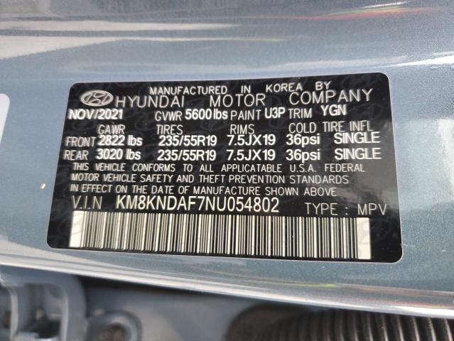 KM8KNDAF7NU054802 Hyundai Ioniq 5 Sel