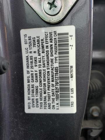 19XFB2F76FE278485 Honda CIVIC SE