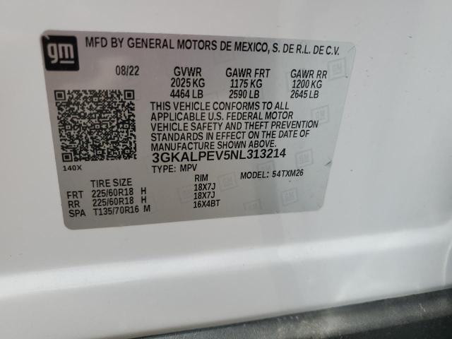 3GKALPEV5NL313214 GMC Terrain Slt